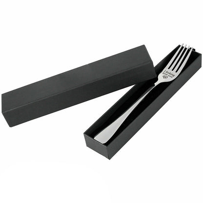 I Forking Love You Engraved Stainless Steel Fork with Gift Box