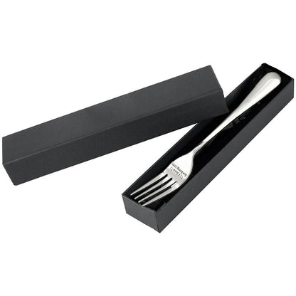 I Forking Love You Engraved Stainless Steel Fork with Gift Box