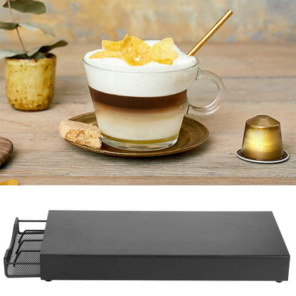 Coffee Capsule Organizer Drawer Storage for 40 Capsules K Cup Holder for Coffee