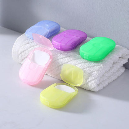 100 Pcs Disposable Soap Sheets in Travel Case – Product View 3