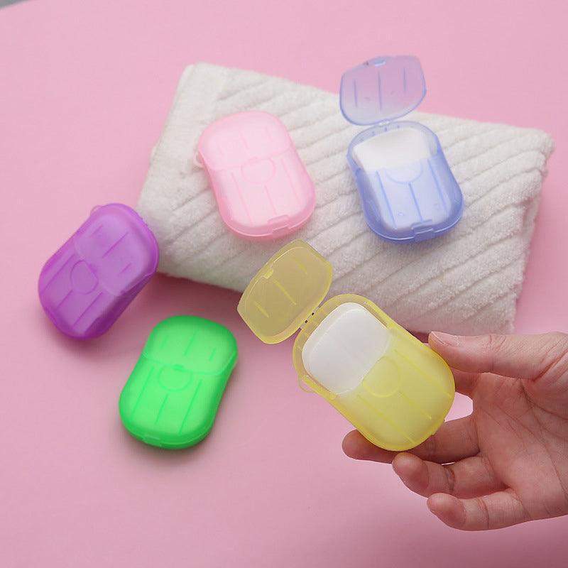 100 Pcs Disposable Soap Sheets in Travel Case – Product View 4