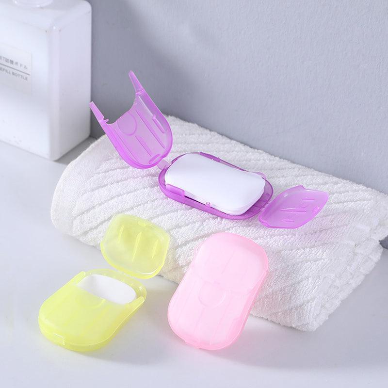 100 Pcs Disposable Soap Sheets in Travel Case – Product View 9