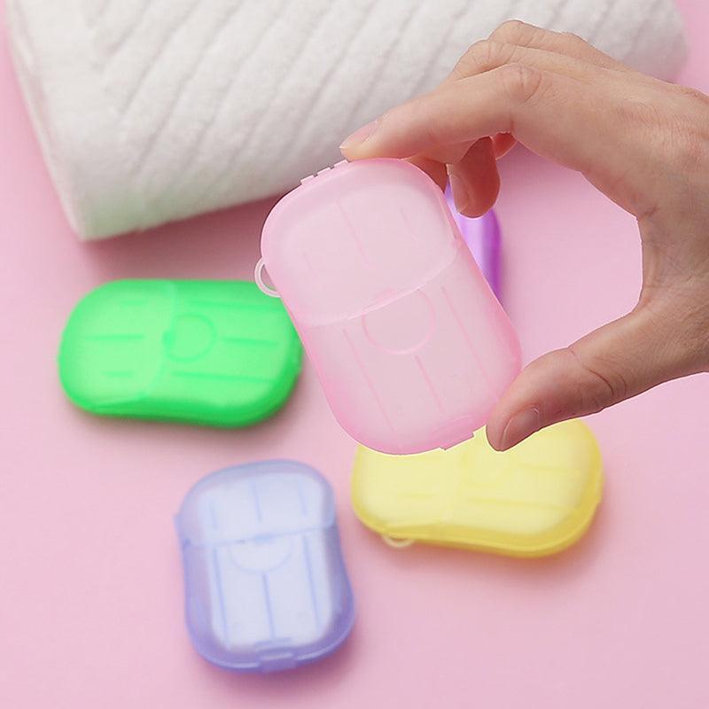 100 Pcs Disposable Soap Sheets in Travel Case – Product View 10