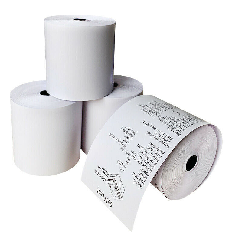 50 Rolls 80x80mm Thermal Paper for Cash Register POS Printer