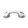 Suction Grab Handle with Textured Finger Grip — Grey