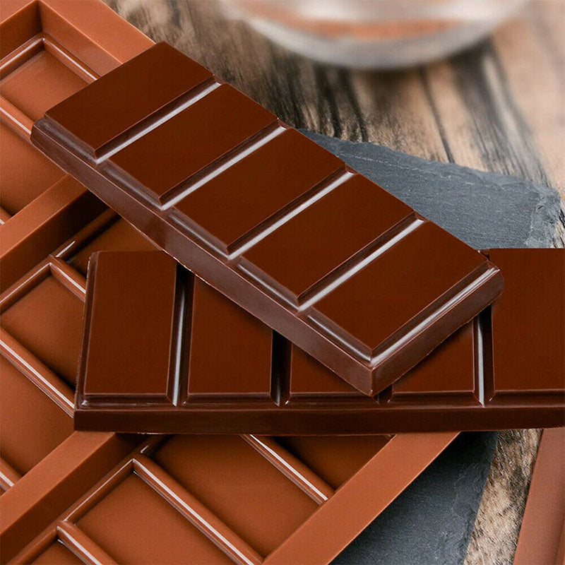 Chocolate Mould Bar Break Apart Block Silicone Cake Bake Mold