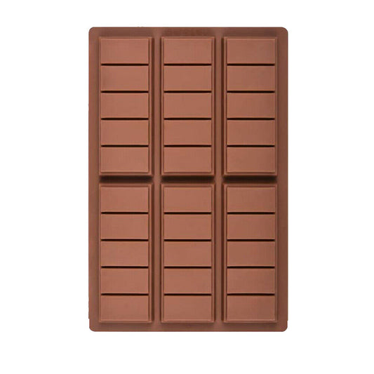 Chocolate Mould Bar Break Apart Block Silicone Cake Bake Mold