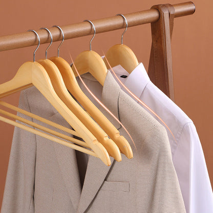 Bulk Wooden Clothes Hangers Coat Pant Suit Wardrobe Rack