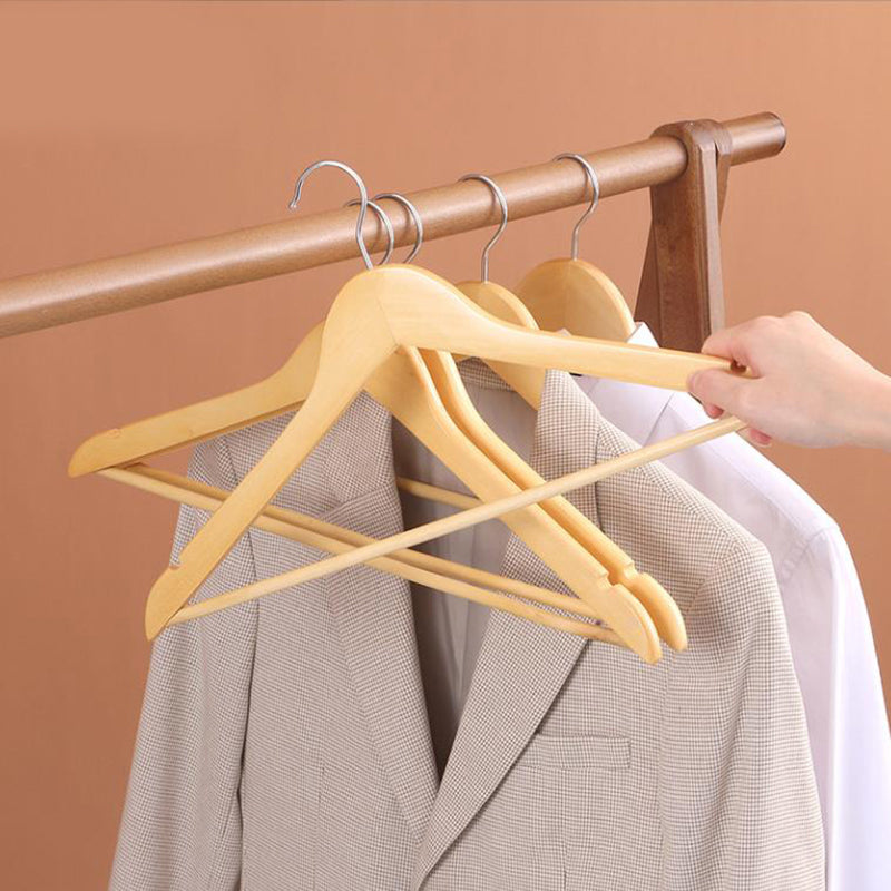 Bulk Wooden Clothes Hangers Coat Pant Suit Wardrobe Rack