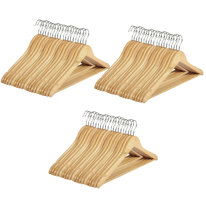 Bulk Wooden Clothes Hangers Coat Pant Suit Wardrobe Rack