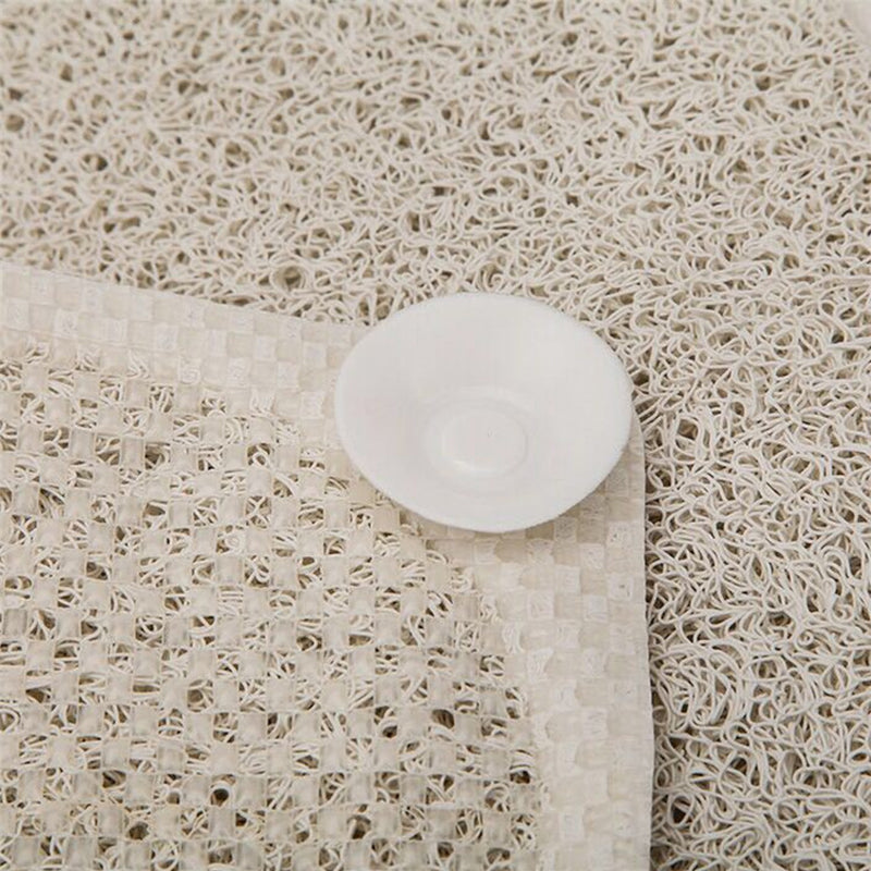 Bathroom Anti Slip Mat White Floor Rug Carpet Soft Water Absorbent Washable AU