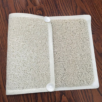 Bathroom Anti Slip Mat White Floor Rug Carpet Soft Water Absorbent Washable AU