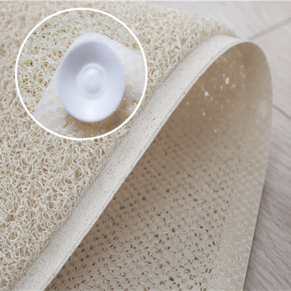Bathroom Anti Slip Mat White Floor Rug Carpet Soft Water Absorbent Washable AU