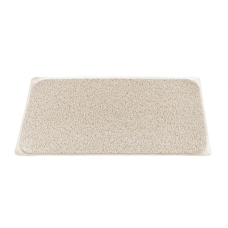 Bathroom Anti Slip Mat White Floor Rug Carpet Soft Water Absorbent Washable AU