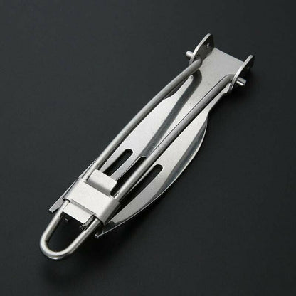3pcs Stainless Steel Foldable Cutlery Set Knife Spoon Fork for Camping
