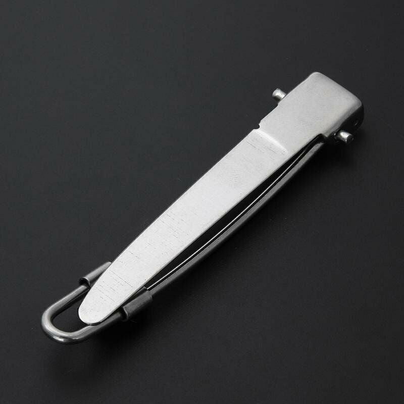 3pcs Stainless Steel Foldable Cutlery Set Knife Spoon Fork for Camping