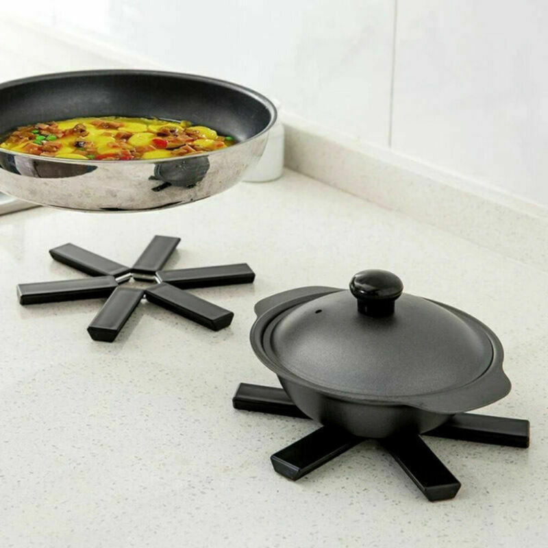 Folding Heat Insulation Pad Placemats Foldable Bowl Cup Pad ABS 2 Pack