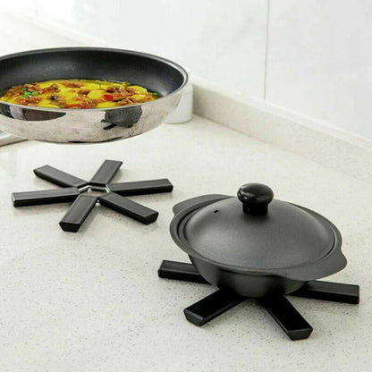Folding Heat Insulation Pad Placemats Foldable Bowl Cup Pad ABS 2 Pack