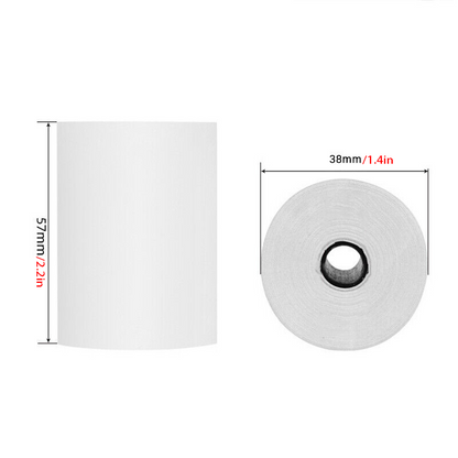 100 Rolls 57x38mm Thermal Paper for EFTPOS Cash Register