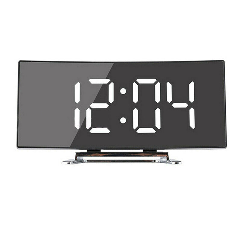 LED Digital Alarm Clock Snooze Bedside USB with Temperature Display