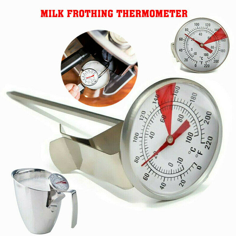 Stainless Steel Coffee Thermometer with Probe Clip – Product View 7