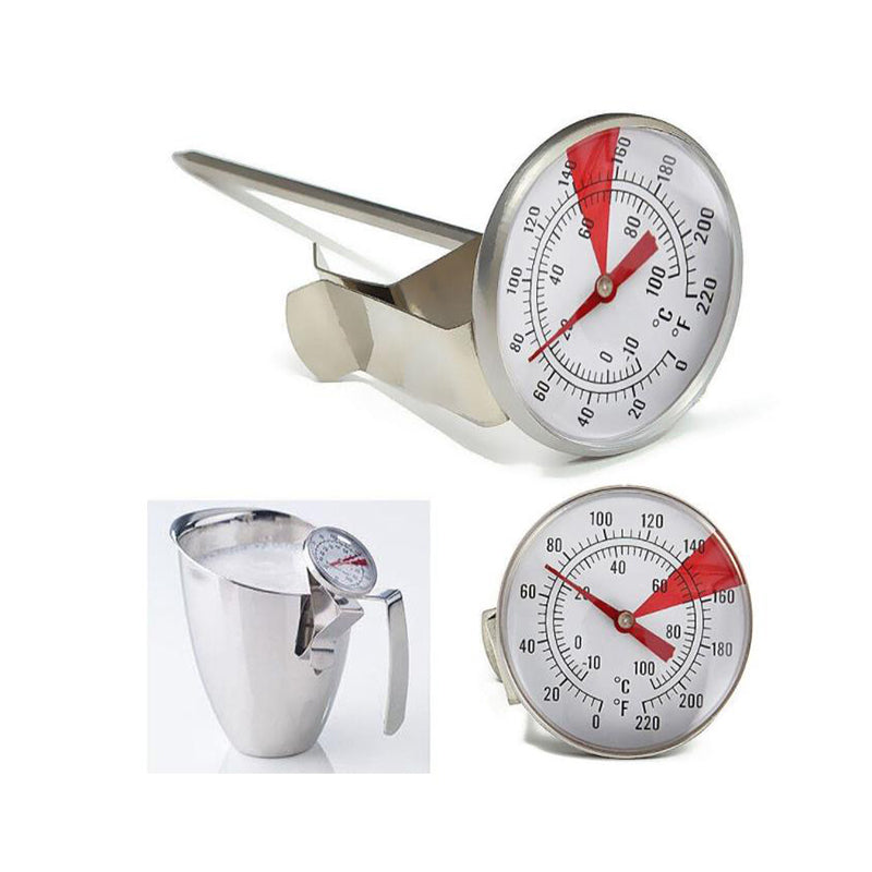 Stainless Steel Coffee Thermometer with Probe Clip – Product View 8