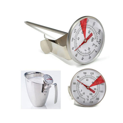 Stainless Steel Coffee Thermometer with Probe Clip – Product View 8