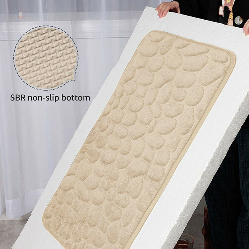 Super Absorbent Non-Slip Bathroom Rug Quick Drying Floor Mat