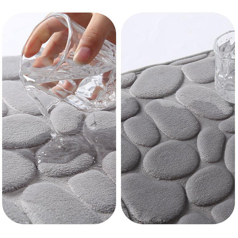 Super Absorbent Non-Slip Bathroom Rug Quick Drying Floor Mat