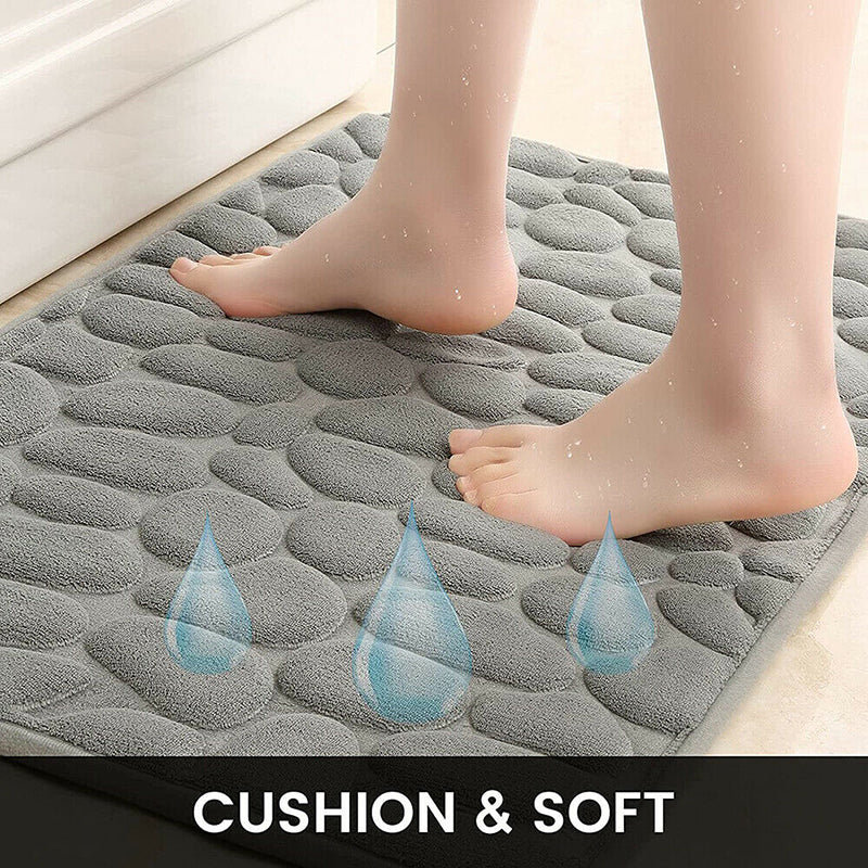 Super Absorbent Non-Slip Bathroom Rug Quick Drying Floor Mat