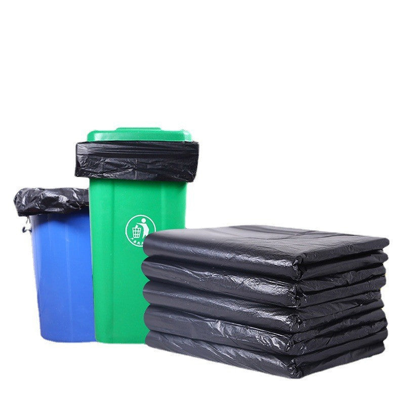 100 Pcs Heavy Duty Black Garbage Bags for Hotel Property