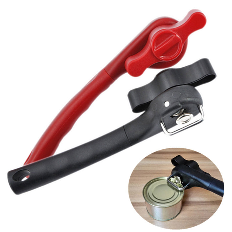 Smooth Edge Manual Can Opener Stainless Steel Safe Side Cut