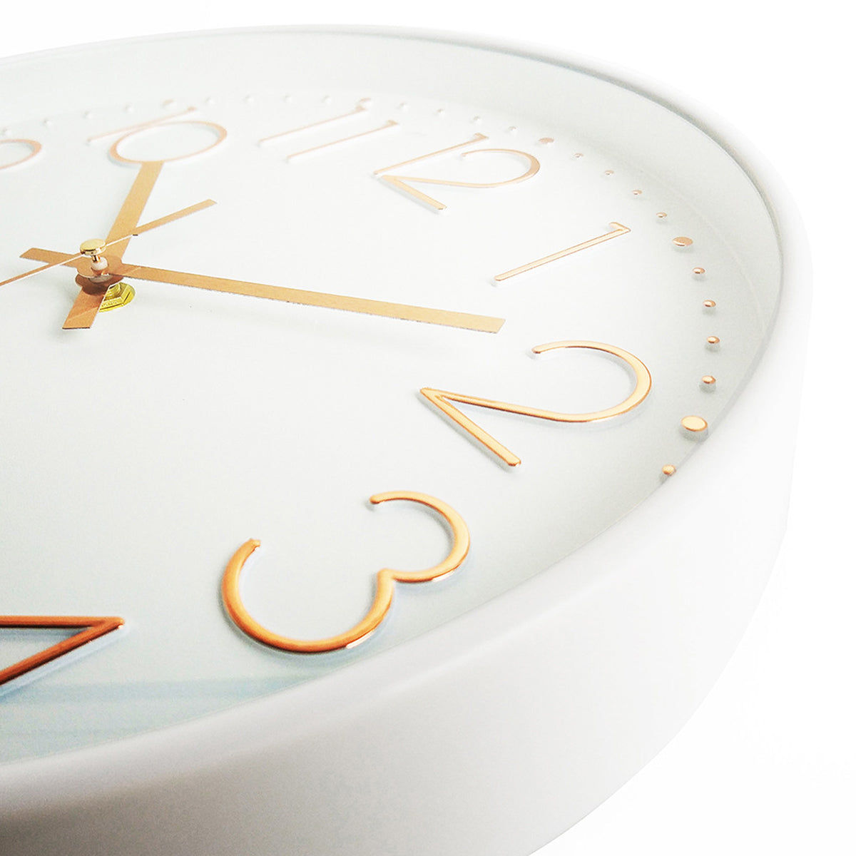 12Inch Silent Wall Clock Decorative Simple Plastic Clock for Living Room Home