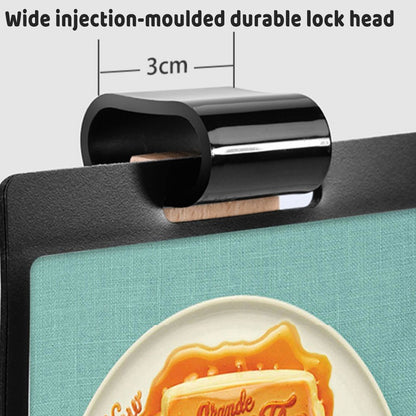 Wooden Tabletop Menu Holder Stand 20x10cm for Restaurant