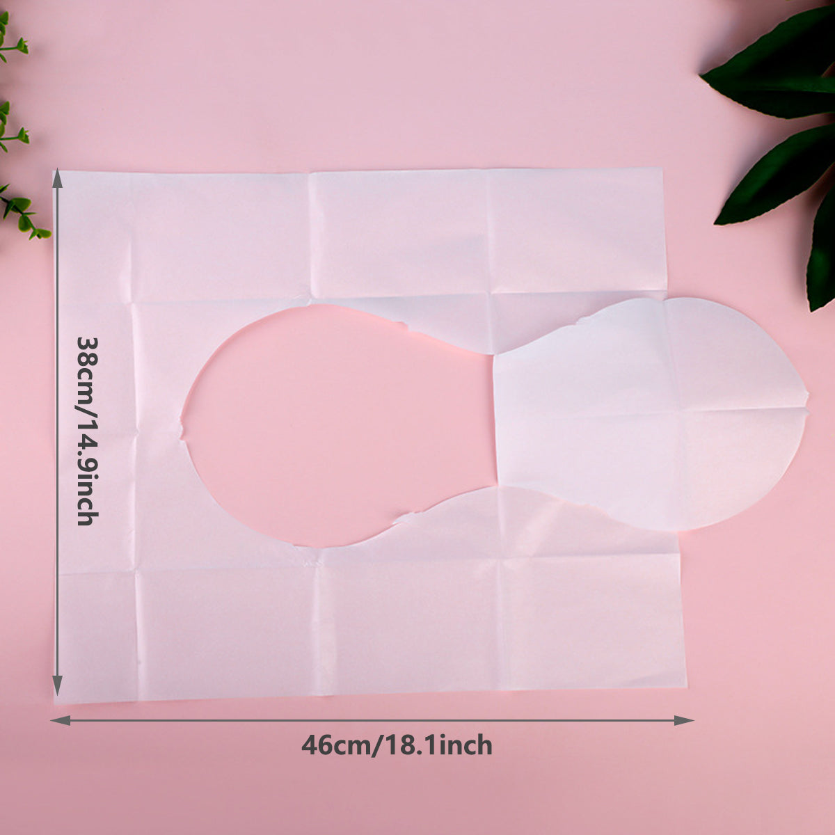 50 Pcs Dissolvable Disposable Toilet Seat Pads Travel Hotel