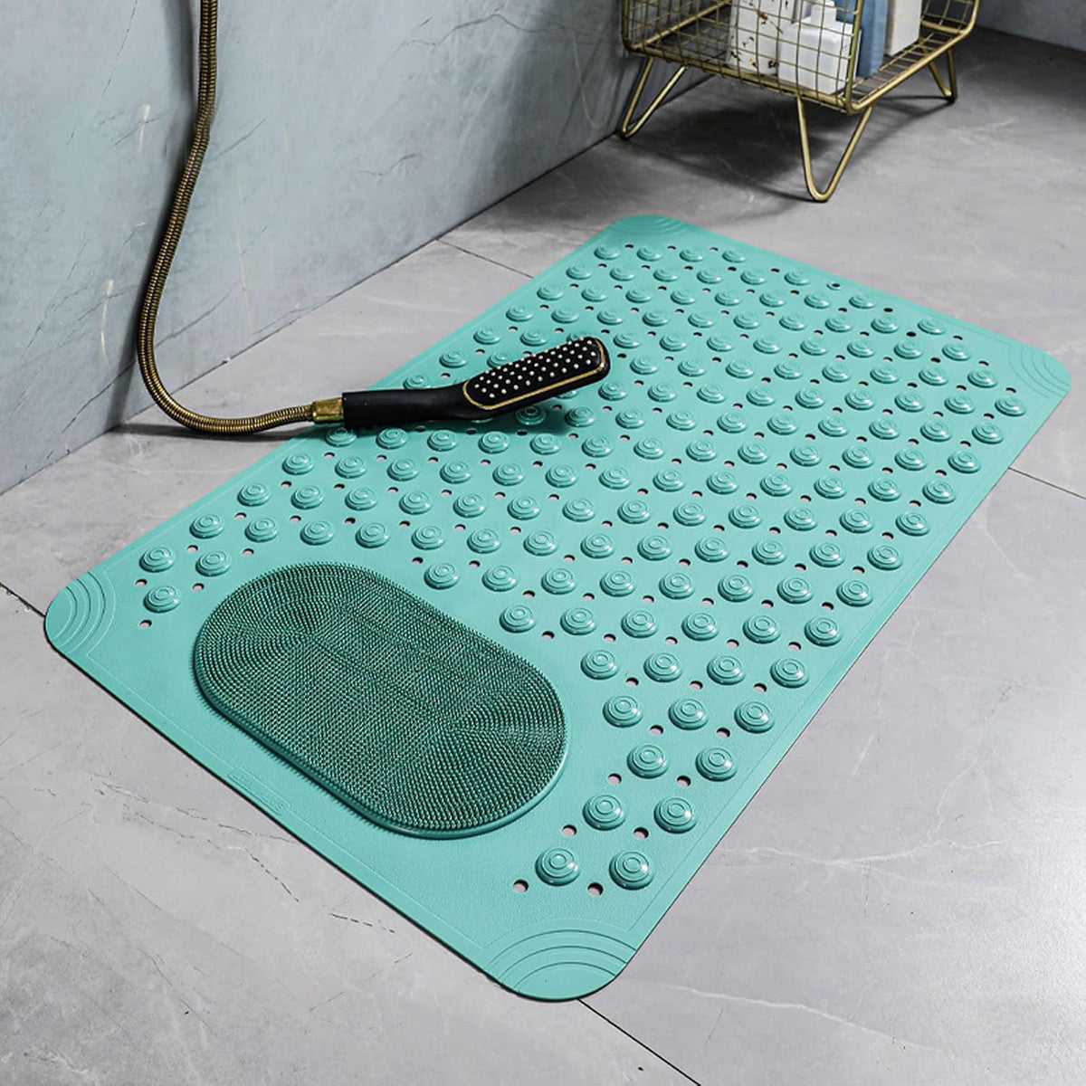 Non Slip Floor Pad Bathroom Tub Mat Bath Shower Mat with Round Massage Point
