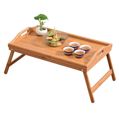 Bamboo Folding Lap Tray for Tea Coffee Breakfast in Bed