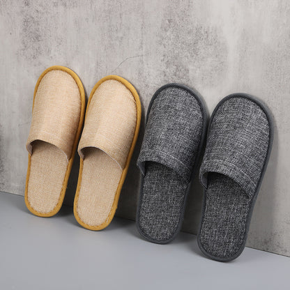 50 Pairs Disposable Closed Toe Slippers for Hotel Spa Guest