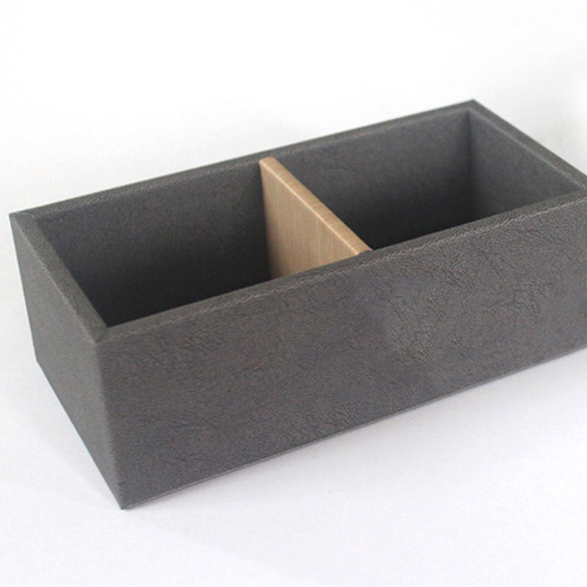 Double Compartment Tea Caddy Hotel Room Organizer