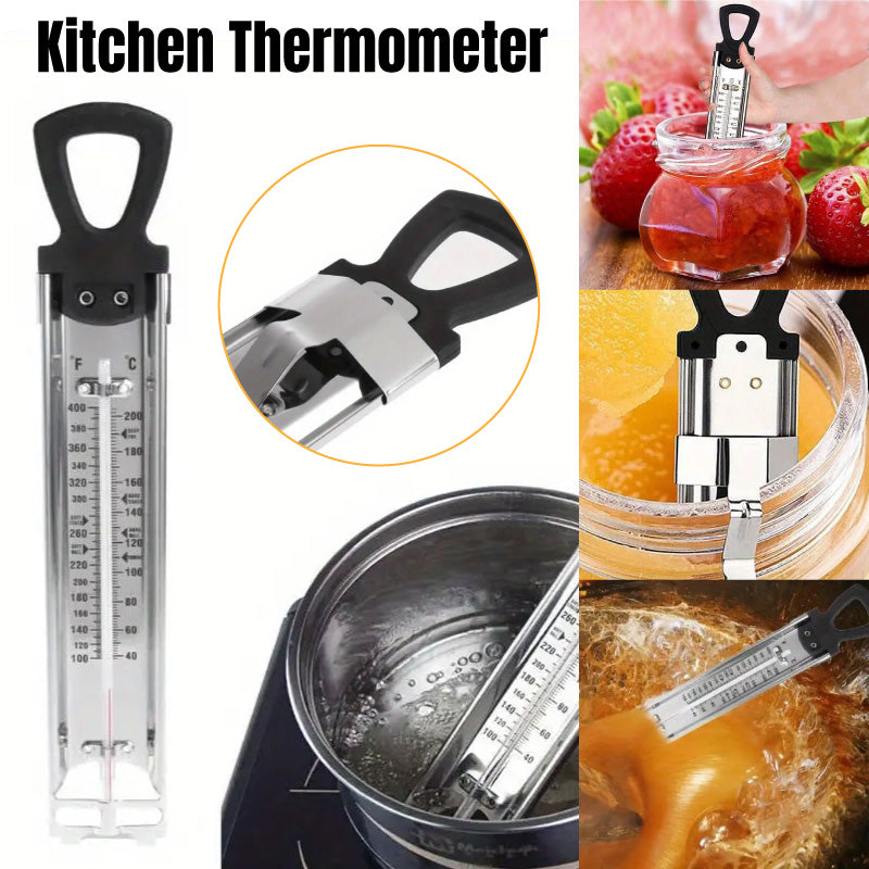 Stainless Steel Food Thermometer for Kitchen Bakery Cooking and Frying