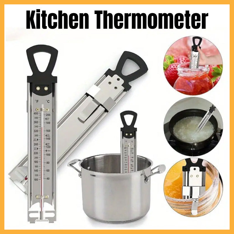 Stainless Steel Food Thermometer for Kitchen Bakery Cooking and Frying
