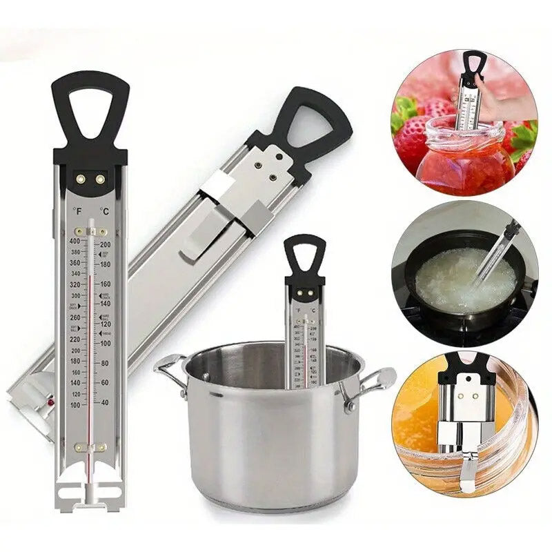 Stainless Steel Food Thermometer for Kitchen Bakery Cooking and Frying