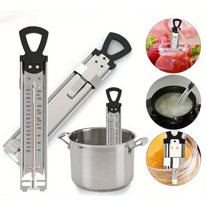 Stainless Steel Food Thermometer for Kitchen Bakery Cooking and Frying