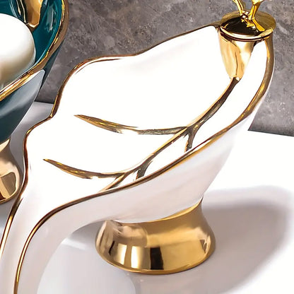 Soap Dish Holder Non-Stagnant Drainage Soap Box for Bathroom Kitchen Sink Home