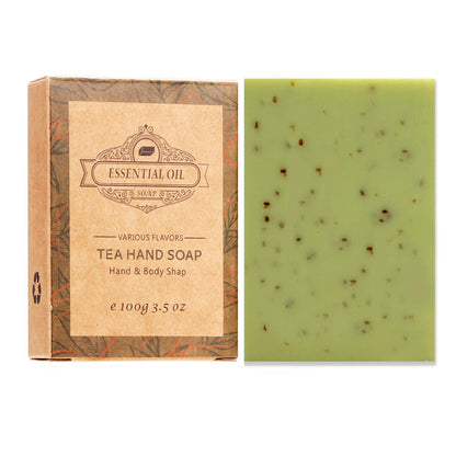 Seaweed Exfoliating Body Soap Bar 2pcs Botanical Scrub Cleanser
