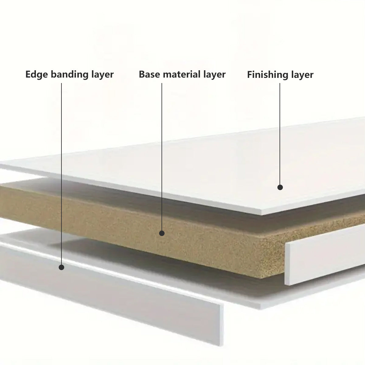 Marble-Look Bedside Table with Two Drawers Metal Frame