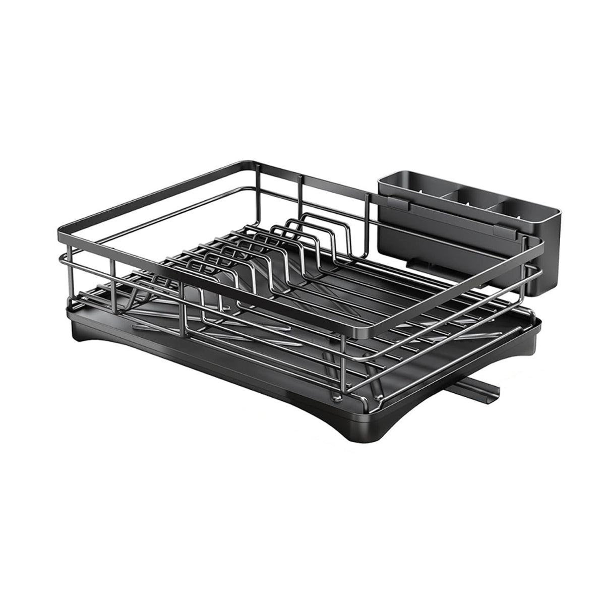 Large Capacity Kitchen Dish Drying Rack Sink Plate Bowl Storage Shelf