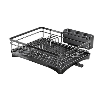 Large Capacity Kitchen Dish Drying Rack Sink Plate Bowl Storage Shelf