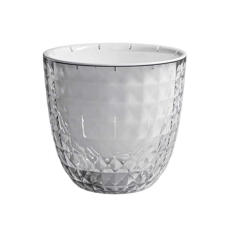 2pcs Transparent Self Watering Flowerpot Automatic Absorbent Planter Storage