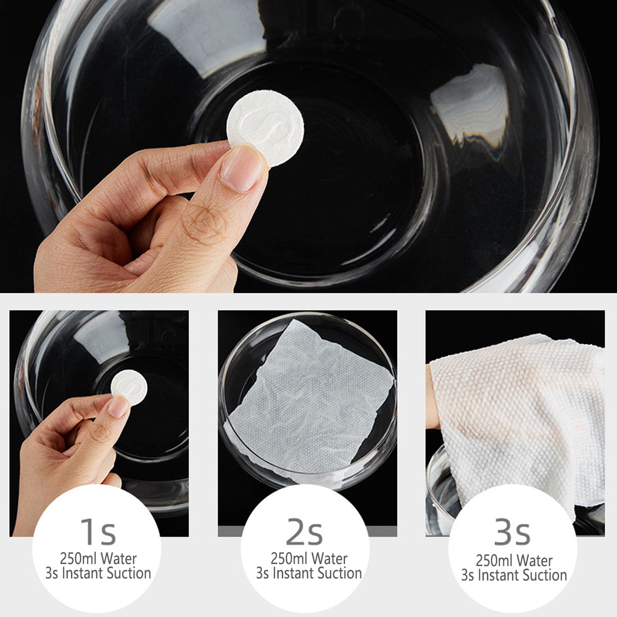 Compressed Disposable Face Towel for Guest – Product View 12